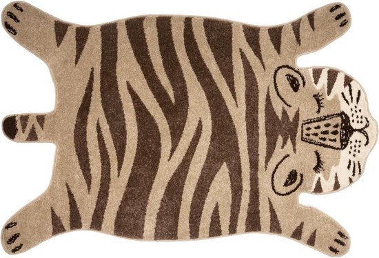 Atmosphera vloerkleed tijger - 100 x 150 cm - Kinderkamer babykamer tapijt  | bol.com