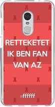 6F hoesje - geschikt voor Xiaomi Redmi 5 -  Transparant TPU Case - Retteketet ik ben fan van AZ #ffffff