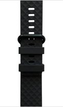Diamand Zwartbandje Fitbit Charge 3/4 Large