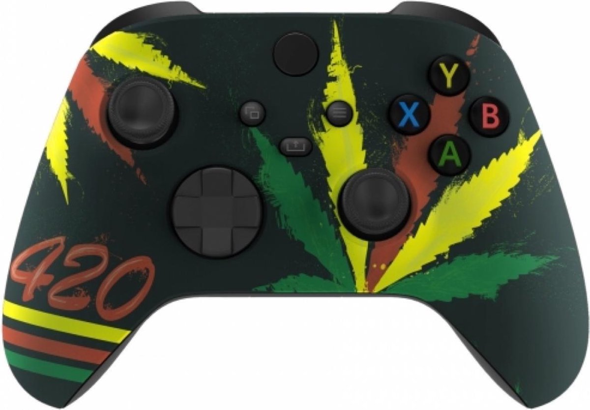 Xbox Draadloze Controller Weed 420 Custom Series X & S Xbox One