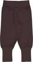 Maxomorra Broek |CHOCOLATE| Maat 62/68