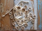 Letters leren - Houten speelgoed - Educatief speelgoed - Alfabet