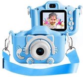 OHOME® Digitale Kindercamera HD 1080p 32GB Inclusief Micro SD Kaart - Vlog Camera voor Kinderen - Digitaal Kinderfototoestel - Klein Formaat Speelgoed Camera  - Blauw