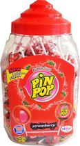Pinp Pop Lolly Aardbei - 100 Stuks