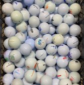 Gebruikte golfballen mix AAA/AAAA kwaliteit 100 stuks