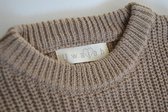 Uwaiah oversize knit sweater -Faded Coffee - Trui voor kinderen - 80/9-12M