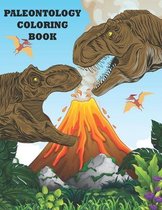 Paleontology coloring book