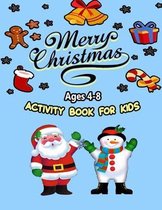 Merry Christmas Activity Book for kids ages 4-8