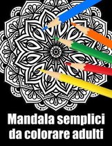 Mandala semplici da colorare adulti