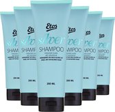 Etos Zilver Shampoo - met arganolie - 6 x 250 ml