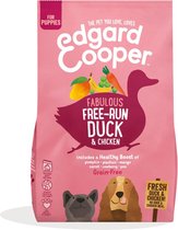 Edgard & Cooper Versche Scharreleend & kip voor puppies 7 kg + loyaliteitsticker