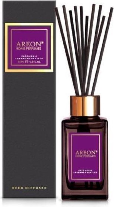 AREON - Patchoeli Lavender Vanille - Patchouli - huisparfum - luxe  geurstokjes - 85 ML... | bol.com