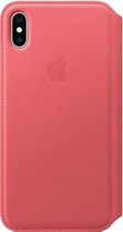 Apple Leren Folio Hoesje voor iPhone Xs Max - Roze