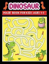 dinosaur maze book for kids ages 4-8