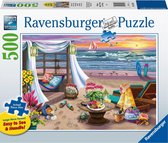 Ravensburger puzzel Strandavond - Legpuzzel - 500 stukjes