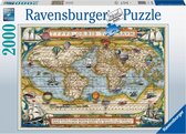 Puzzel - De wereld rond - Legpuzzel - 2000 stukjes