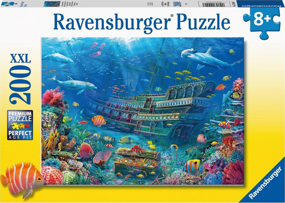 Puzzle 200 pieces xxl - petit somme - ravensburger - puzzle enfant