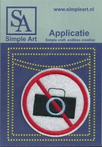 Opstrijk applicaties / Strijk Patch Set / Niet filmen /Formaat: 6.5 x 6.5 cm