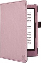 Hoes geschikt voor Kobo Nia - Book Case Leer Wallet Cover Hoesje Roségoud