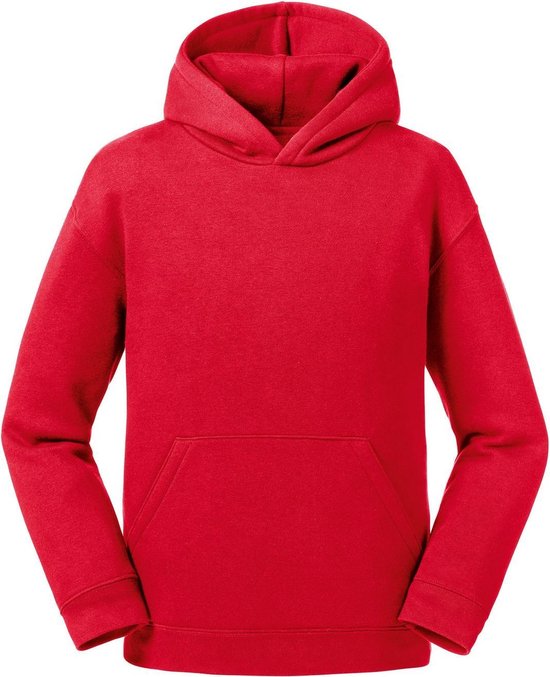 Russell Kinderen/Kinderen Authentieke Sweatshirt met kap (Klassiek rood)
