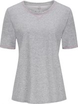 Mey T-Shirt Korte Mouw ZZZleepwear Dames 16895 437 stone grey melange XS