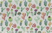 Placemat PVC - Plastic - gewoven cactussen - 45x30cm