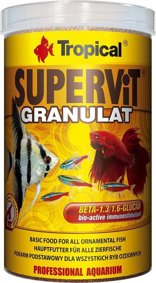Tropical Supervit Granulaat 1000ml - Aquarium visvoer - Tropical
