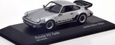 Porsche 911 (930) Turbo 1979 Zilver / Zwart 1-43 Minichamps Limited 500 Pieces