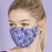 Mondkapje Bijen | mondmasker| gezichtmasker|Wasbaar en met Neusstrip