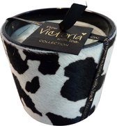 Victoria with Love - Kaars - Geurkaars - Black & White Cow - Medium - Glas - Indoor