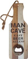 Bieropener fles opener Mancave Easy beer Access - Bier verjaardag cadeau vaderdag kerst sinterklaas