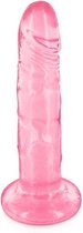 Pure Jelly L - Realistische Dildo met Zuignap - 18 x 3.5cm - Roze
