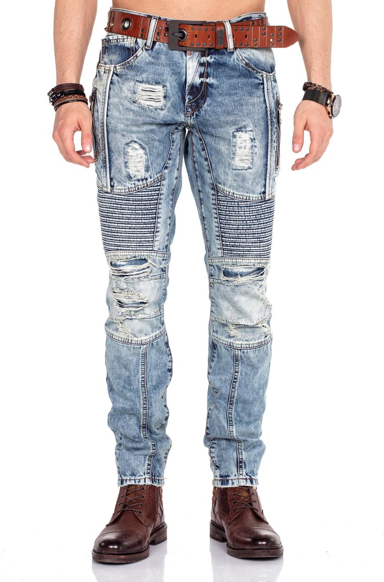 Cipo & Baxx Jeans mit Gürtel