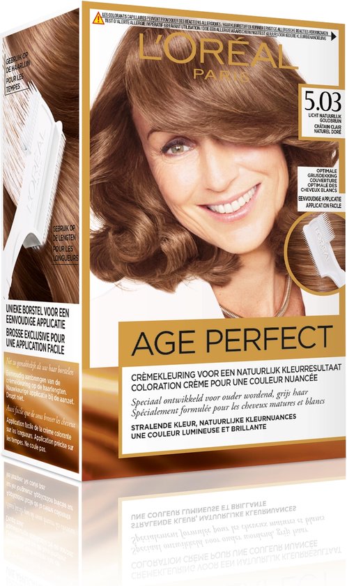 L'Oréal Paris Age Perfect Color Excellence Age Perfect 5.03 haarkleuring  Bruin | bol.com