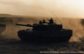 Schilderij Leopard 2 Tank - Forex - Landmacht - 80 x 50 cm