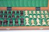 Afbeelding van het spelletje Chess the Game - Klassiek schaakspel met Staunton schaakstukken - Groot formaat.