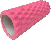 Foam roller - Fitness roller - Roze - 34cm x 15cm