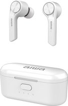 Aiwa ESP-350WT - Draadloze Bluetooth Oordopjes - Oplaadcase - Wit