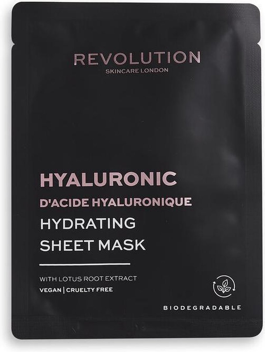 Revolution Hydrating sheet mask / hydraterend gezicht masker