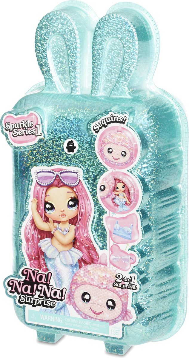 Na! Na! Na! Surprise 2-in-1 Pom Pop - Andre Avalanche - Sparkle Serie 1 van Na Na Na Surprise — afbeelding 4