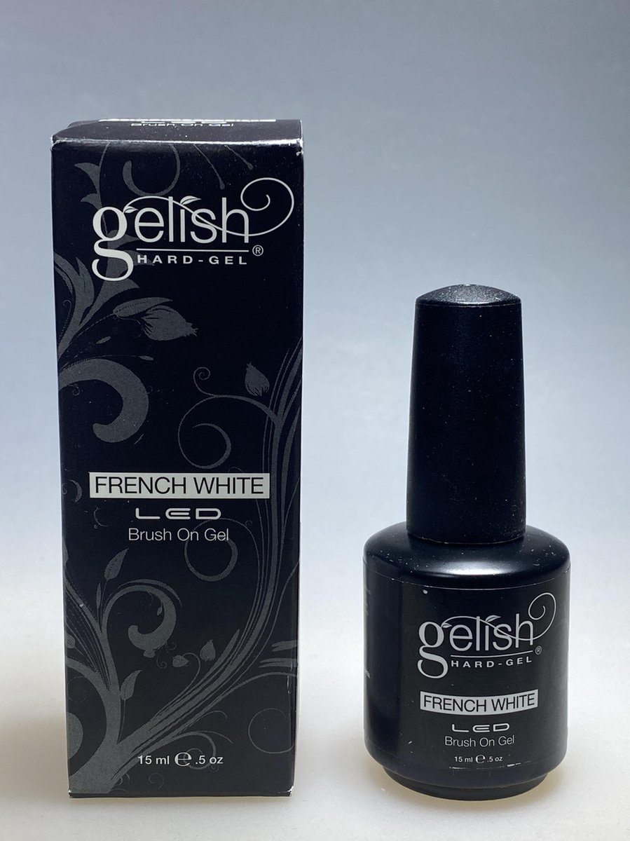 Gelish - Hard Gel French White - Brush On Gel 15 ml LED/UV