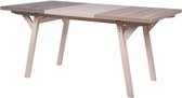 CAIRO Salontafel - Hout en zwart - L 160 x D 90 x H 76 cm