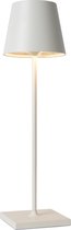 Lucide JUSTIN - Tafellamp Buiten - Ø 11 cm - LED Dimb. - 1x2,2W 3000K - IP54 - Wit