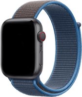 Nylon Sport Loop Bandje - Surf Blue - Voor Apple Watch - 42/44mm