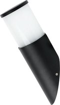 PHILIPS - LED Tuinverlichting - Wandlamp Buiten - CorePro LEDbulb 827 A60 - Kavy 1 - E27 Fitting - 8W - Warm Wit 2700K - Rond - Aluminium - BSE