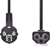 Nedis CEGP10100BK30 Voedingskabel Schuko Male Haaks - Iec-320-c5 3,0 M Zwart