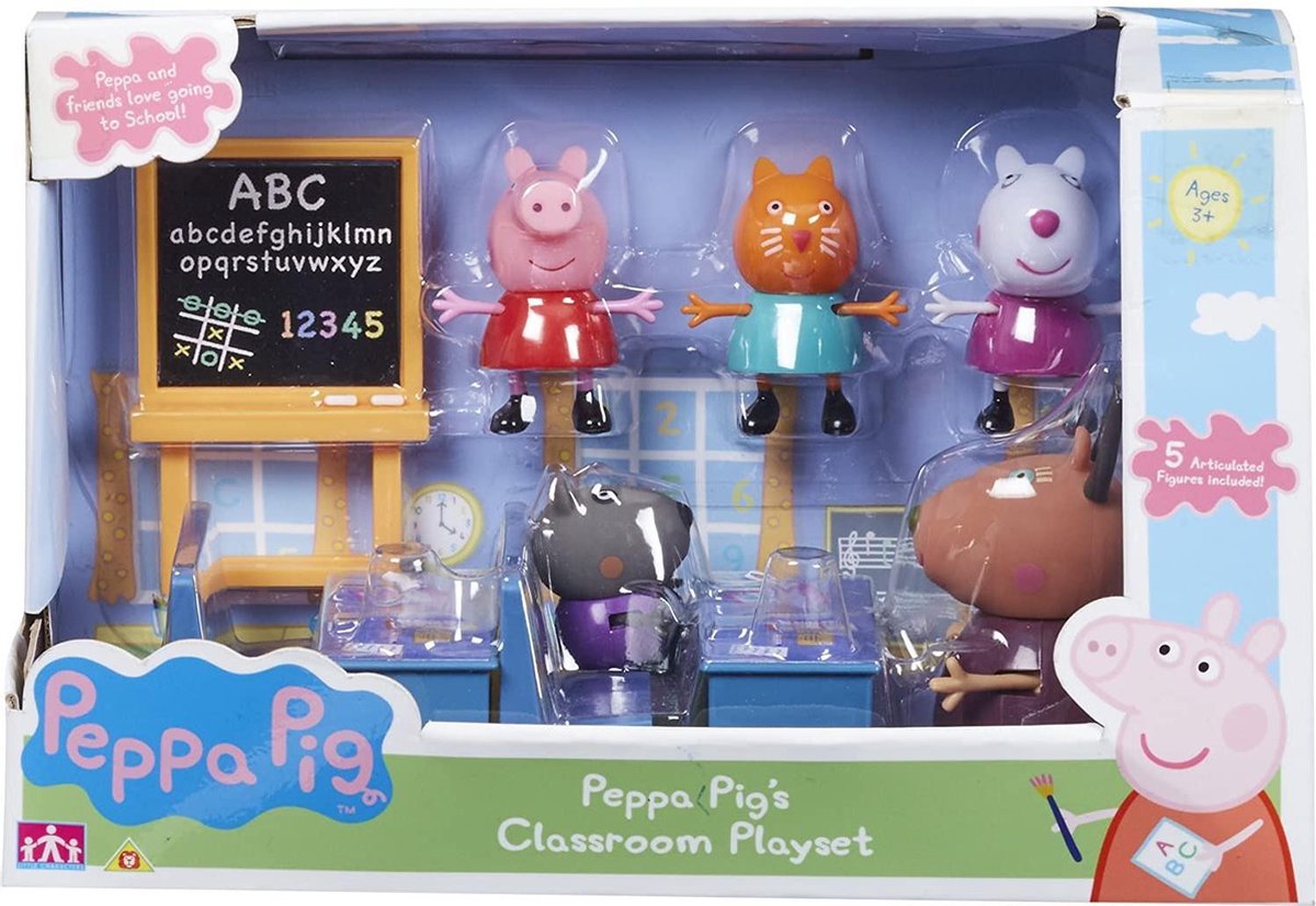 Salle de classe Peppa Pig - Kit de jeu | bol