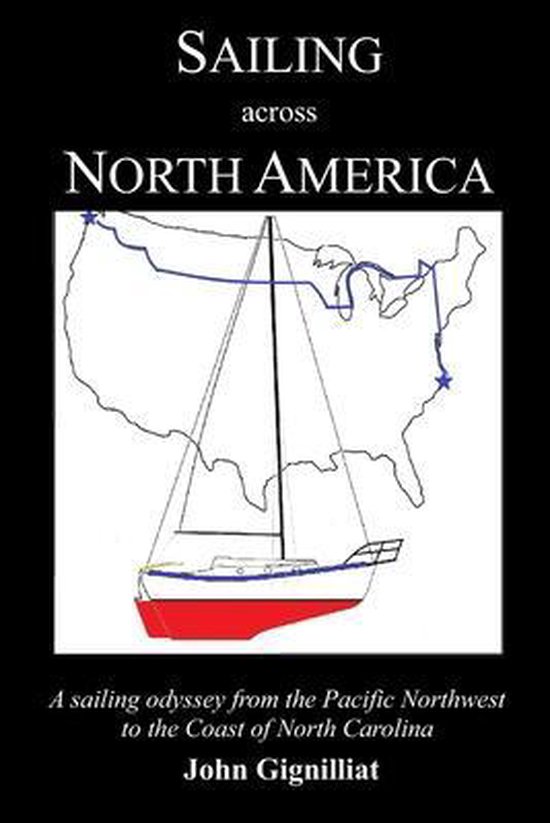 Sailing across North America - cover