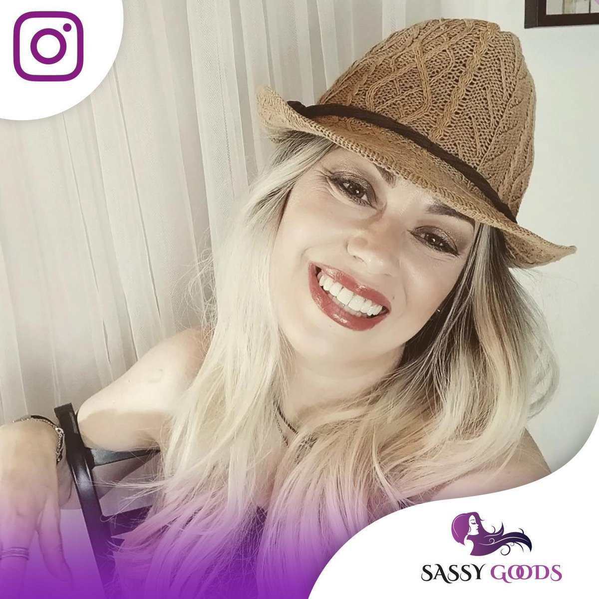 SassyGoods As Blonde Pruik - Pruiken Dames Lang Haar - Wig - Wasbaar - Verstelbaar - Blond - 70 cm — afbeelding 6