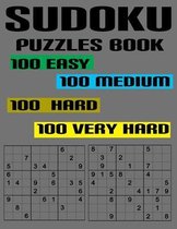 Sudoku Puzzles Book 100 Easy 100 Medium 100 Hard 100 Very Hard